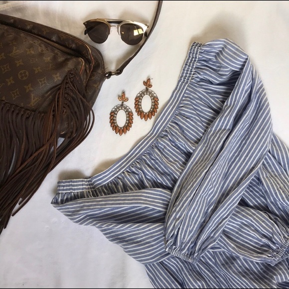 NWOT BCBGMAXAZRIA “ELLSIE” OFF THE SHOULDER TOP - Picture 3 of 4